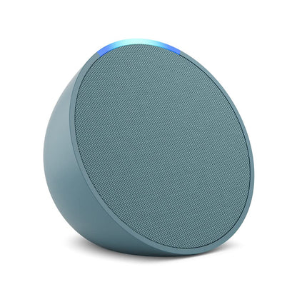 Echo Pop, Bocina Inteligente Compacta con Alexa - Verde azulado - Solo dispositivo