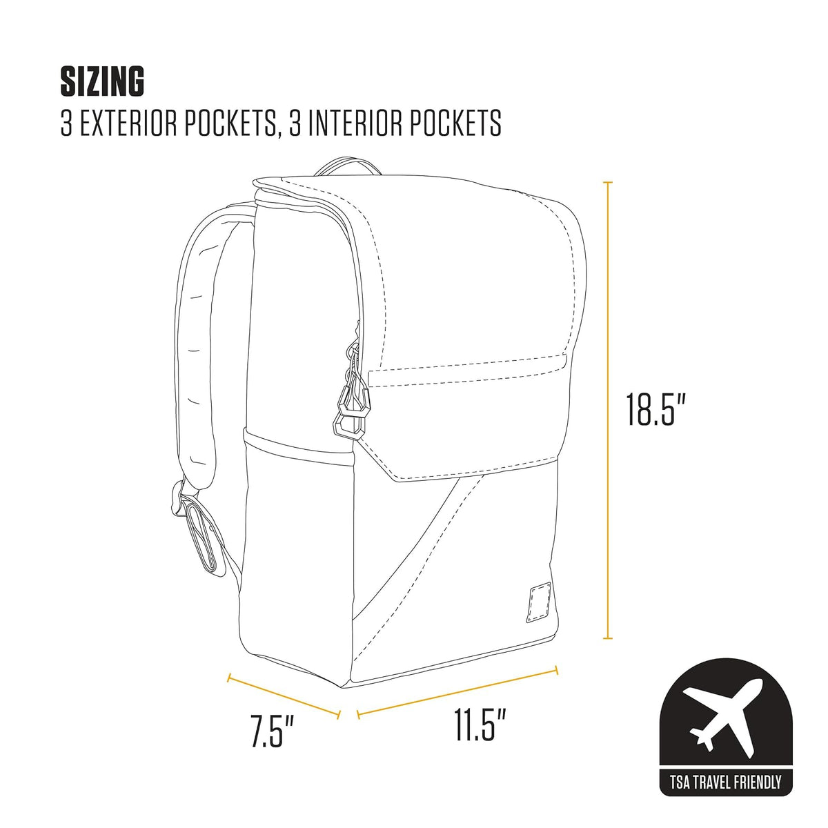 Carhartt 21l Top-load Backpack, Durable Water Resistant Coated Canvas Base W/ 17" Laptop Sleeve Mochila Unisex adulto