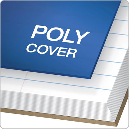 Oxford 10386 Cuadernos de poliéster de 3 materias, 22.86 cm x 27.94 cm, regla universitaria, tapas de colores surtidos, 150 hojas, 3 bolsillos divisores de poliéster, 2 unidades
