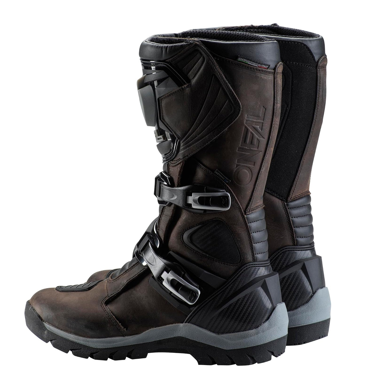 O'Neal Sierra Pro WP Botas de Moto Impermeables, Marrón, Talla 13