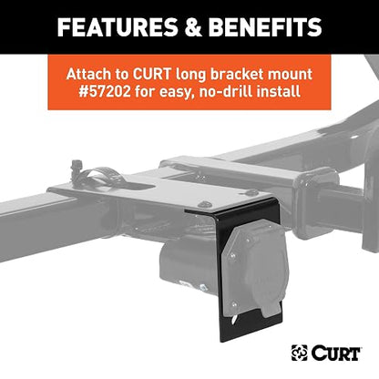 CURT 57206 - Soporte de Montaje para Arnés de Cableado RV de 7 Vías
