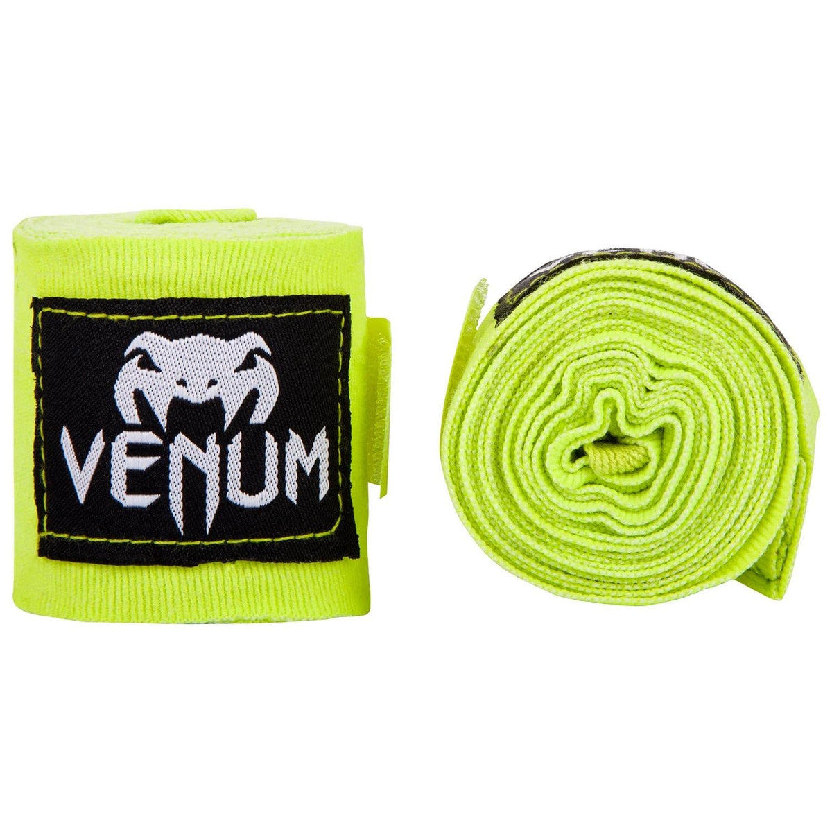 Venum Vendas de Boxeo de Algodón Elástico - Amarillo neón - 2.5 m - Boxing Handwraps