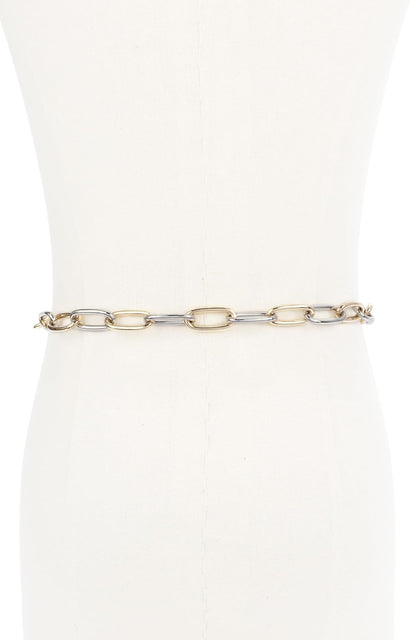 Michael Kors Two Tone Chain Belt Cinturón Mujer