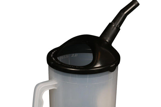 WirthCo 94026 Funnel King Contenedor de Medición Graduado con Boquilla, Negro, 86 Onzas