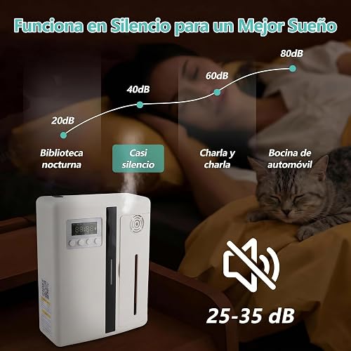 Máquina de Aromaterapia Inteligente | Aromatizantes Silencioso con Nebulización para Hogar, Hotel y SPA