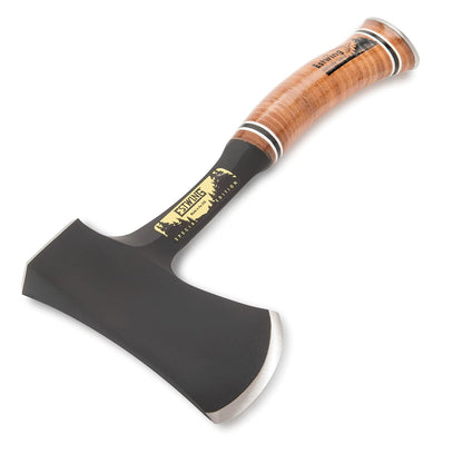 ESTWING E24ASEA - Hacha deportiva de 14 pulgadas de edición especial con construcción de acero forjado y agarre de piel genuino