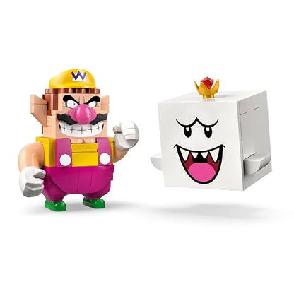LEGO Super Mario : Mario Kart – Wario y Rey Boo Figuras, Vehículos de Derrape Cuatripeluche y Clásico, Idea de Regalo con Personajes de Nintendo para Niños de 8 Años o Más 72038