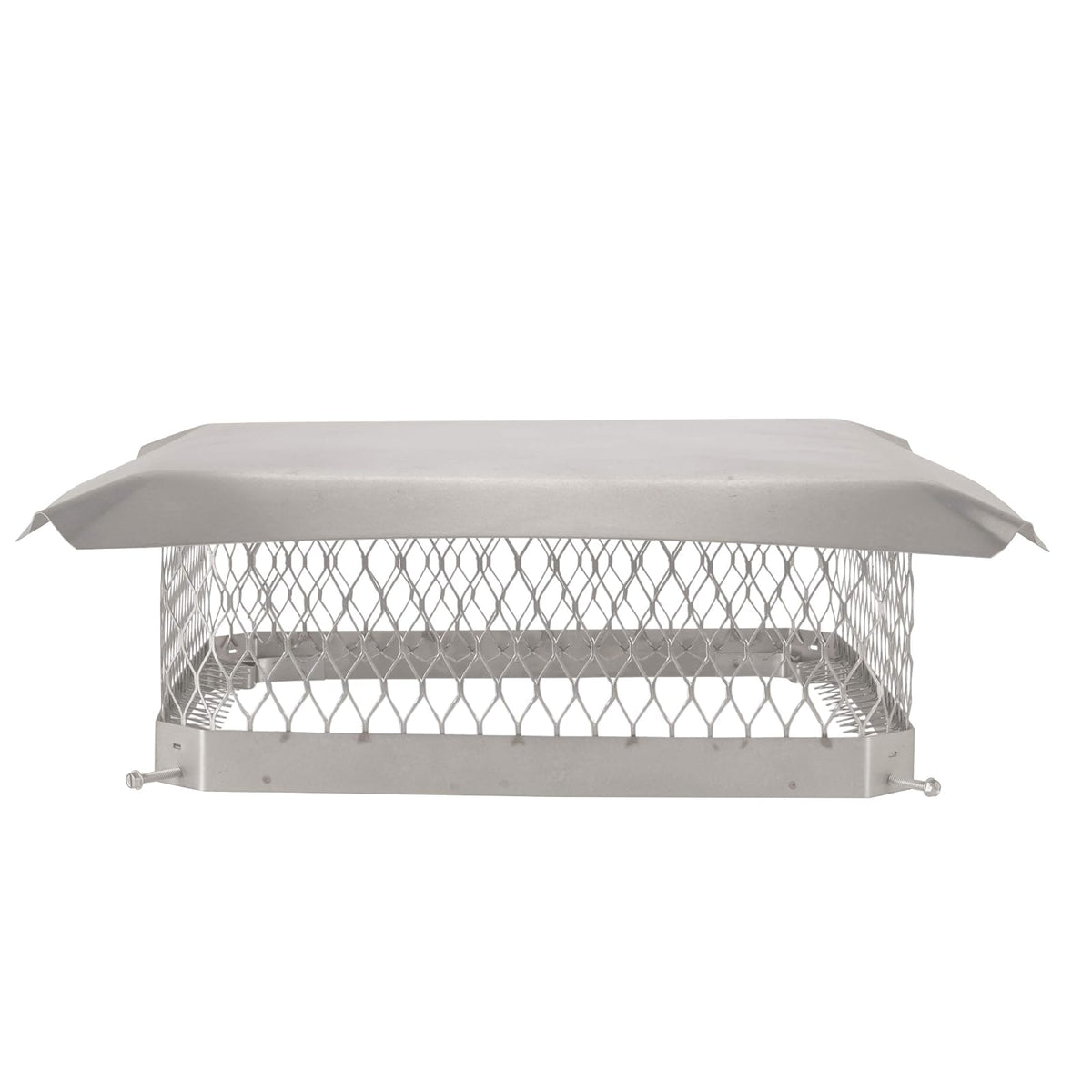 HY-C SPSS1818 - Tapa de chimenea de acero inoxidable, cubierta de chimenea única para azulejos existentes, tapa de ventilación de chimenea (18 x 18 pulgadas)
