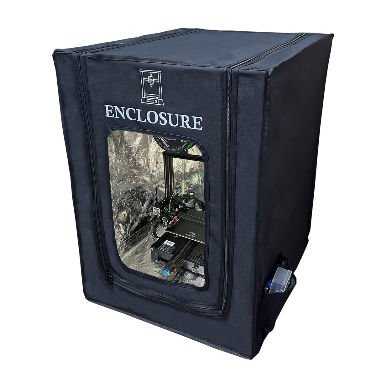 Carcasa para Impresora 3D Ender 3 V3 SE/KE/Ender 3/3 Pro/Ender 3 V2, Resistente al Fuego y al Polvo Cubierta Protectora de Temperatura Constante para impresoras Anycubic Elegoo 3D de 25.5 x 21.5