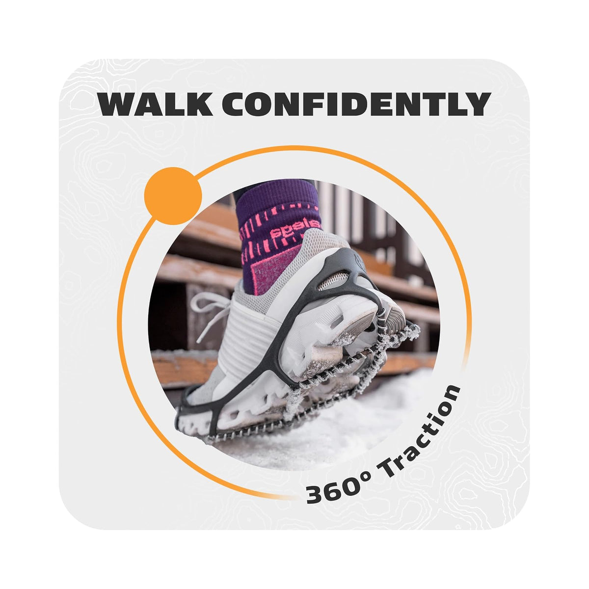 YakTrax Walker Traction Cleats for Snow and Ice