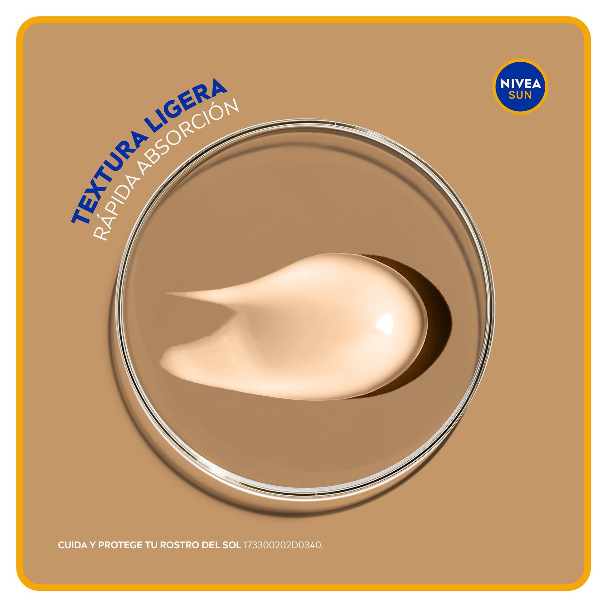 Protector Solar Facial NIVEA SUN Control Brillo Tono Claro, Cobertura de Larga Duración FPS 50+ 50ml