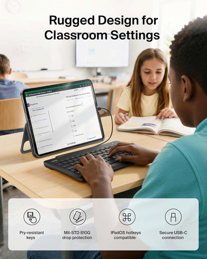 Belkin B2B124 Teclado con cable y conector Lightning para iPad