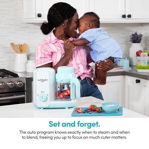 NutriBullet - Baby Steam + Blend, blanco/azul