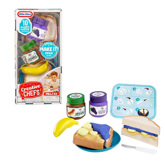 Little Tikes Creative Chefs - Kit de Mantequilla de maní y gelatina