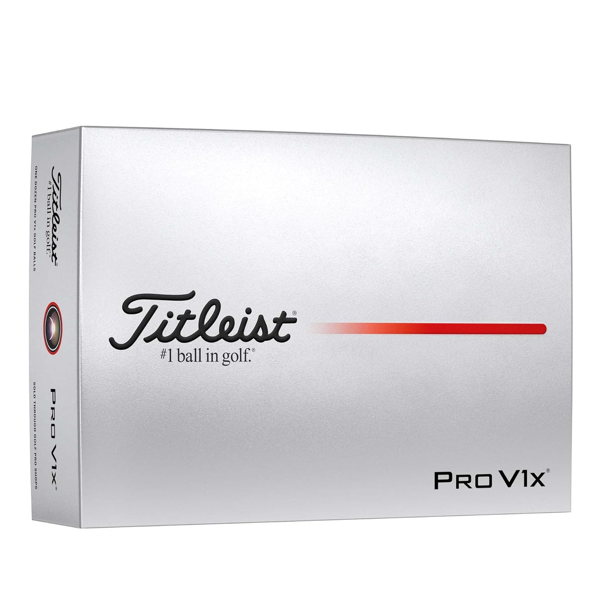 Titleist Pro V1x Pelotas de Golf Docena - Números bajos - blanco