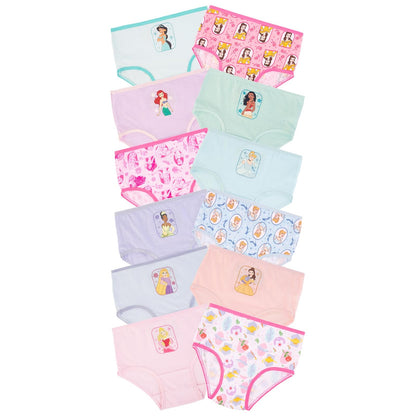 Disney Girls Princess Exclusive 12 Days of Surprise Unboxing Bragas perfectas para Regalar o Entrenar al baño en 2/3T, 4T, 6, 8