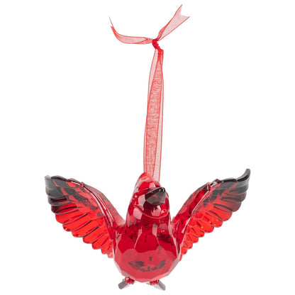 Department 56 Christmas Basics - Adorno Colgante de pájaro, 3,125 Pulgadas, Color Rojo