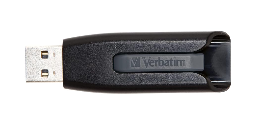 Verbatim Memoria Flash Store 'n’ Go® V3 USB 3.2 Gen 1 de 256 GB – Gris