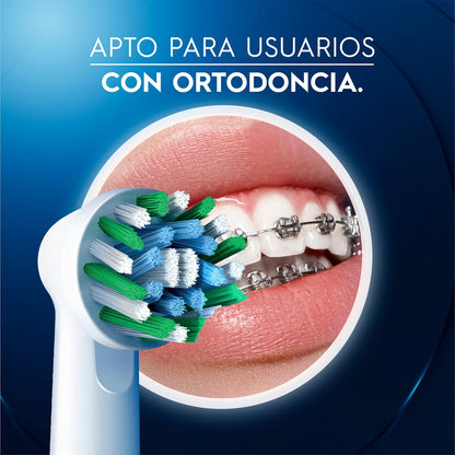 Oral-B Precision Clean, Cabezal Redondo de Repuesto para Cepillo Eléctrico, 4 Unidades