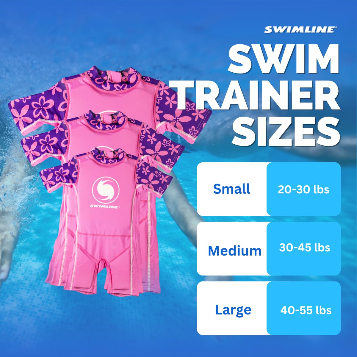 Solsticio por International Leisure Productos Swimline Lycra Flotante Swim Trainer-Girls