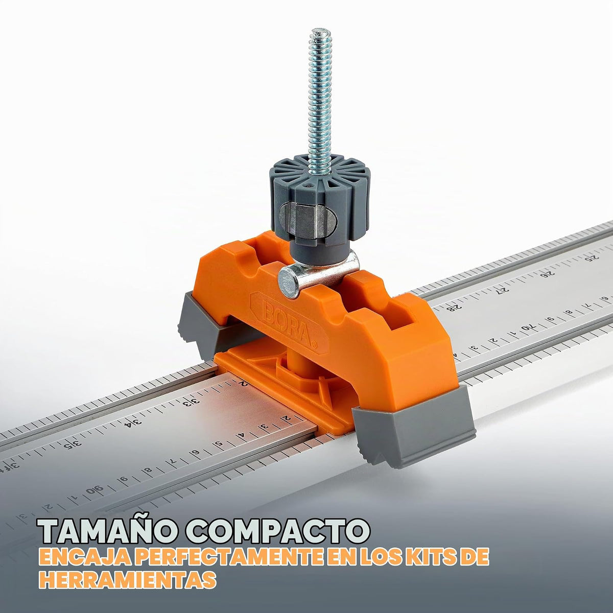 Bora 542011 Bora WTX Track Clamps Pair | Juego de 2 abrazaderas de guía para cortes angulares precisos para WTX y NGX, fijación rápida.