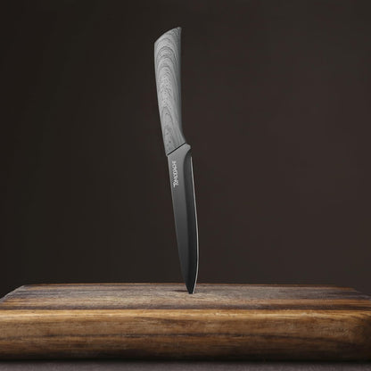 Hampton Forge Tomodachi HMC01B612L Raintree Ash - Juego de bloques de cuchillos de 13 piezas