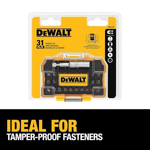 DEWALT Juego de Destornilladores de Seguridad, 31 Piezas