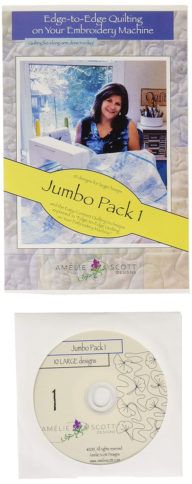 Amelie Scott Designs ASD233 Edge Jumbo Pack 1 Patrón