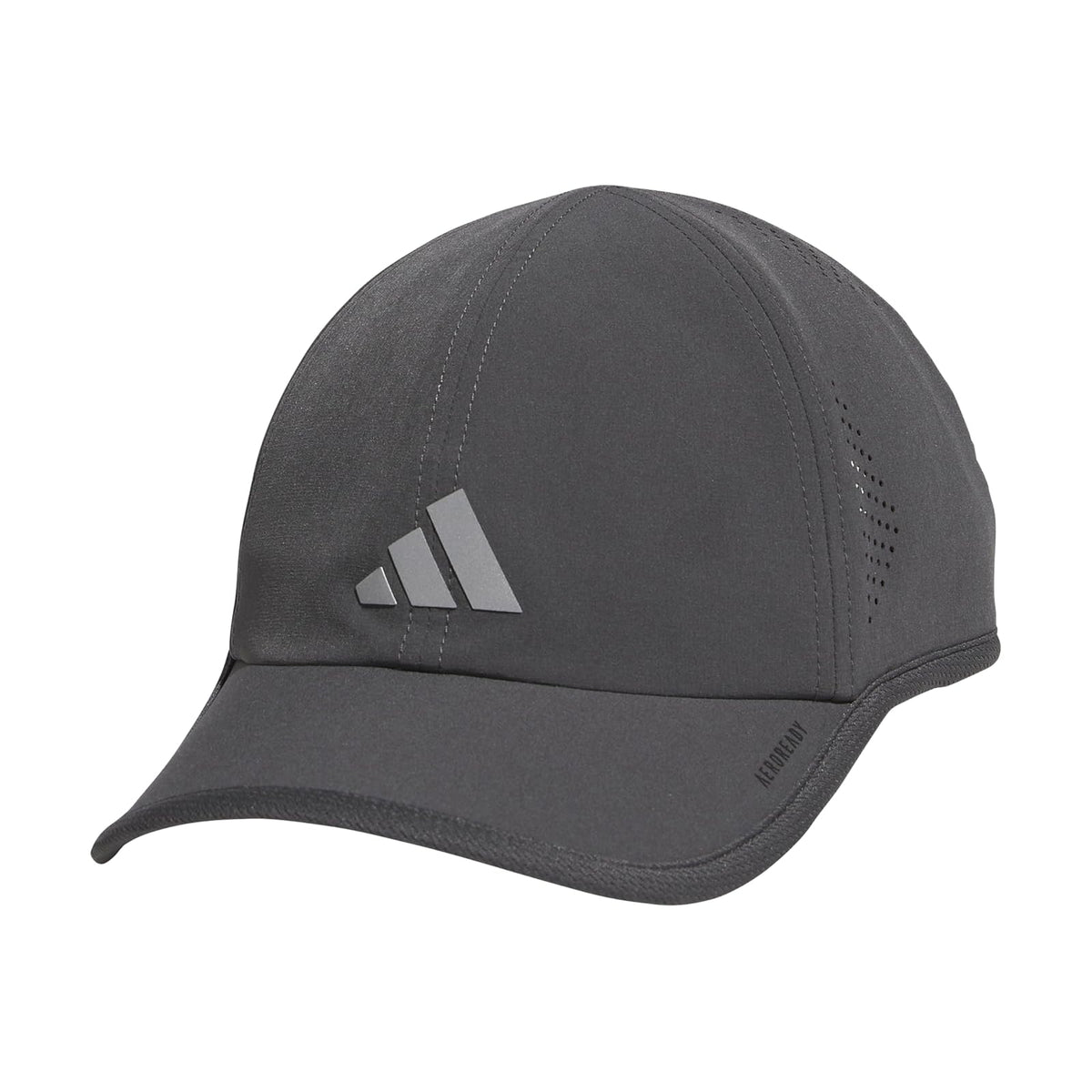 adidas Superlite Gorra de Béisbol Unisex, Ligera y Transpirable - Talla Única - Grey Seis - Silver Metallic - 3.0