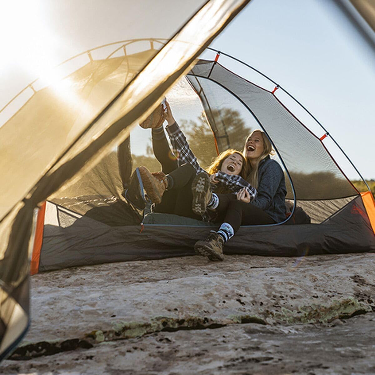 Kelty Late Start 2P - Tienda de campaña Ligera con Esquinas rápidas, Marco de Poste de Aluminio, bragueta de poliéster Impermeable, Capacidad para 2 Personas