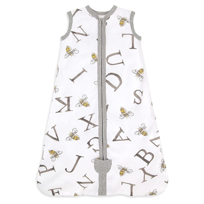 Burt's Bees Baby Saco de Dormir de Algodón Orgánico - Ligero (0,5 TOG) - A Bee C Cloud - M