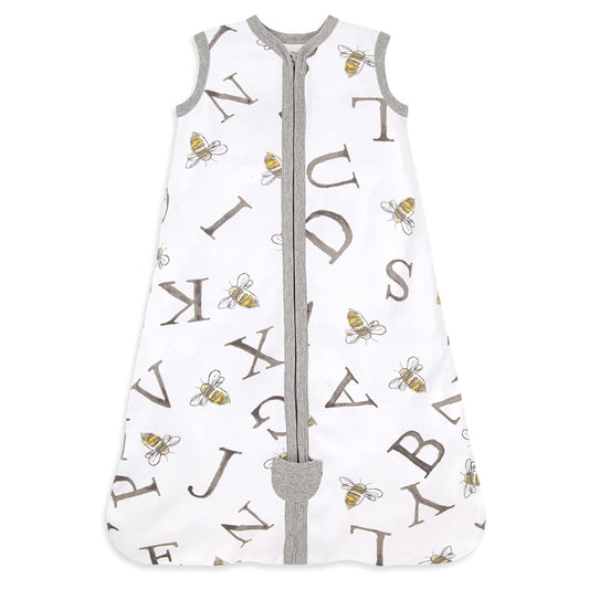 Burt's Bees Baby Saco de Dormir de Algodón Orgánico - Ligero (0,5 TOG) - A Bee C Cloud - M