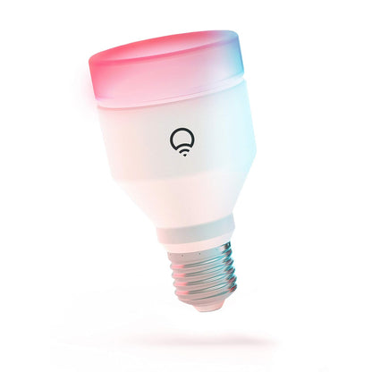 LIFX Color, A19 1100 lúmenes, bombilla LED inteligente Wi-Fi, miles de millones de colores y blancos, no requiere puente, funciona con Alexa, Hey Google, HomeKit y Siri