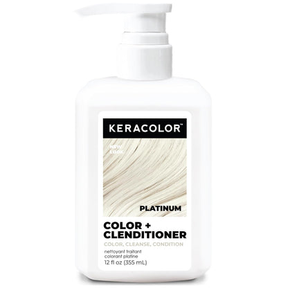 Keracolor Color + Clenditioner Acondicionador Color Oro Rosa 12oz - Platinum