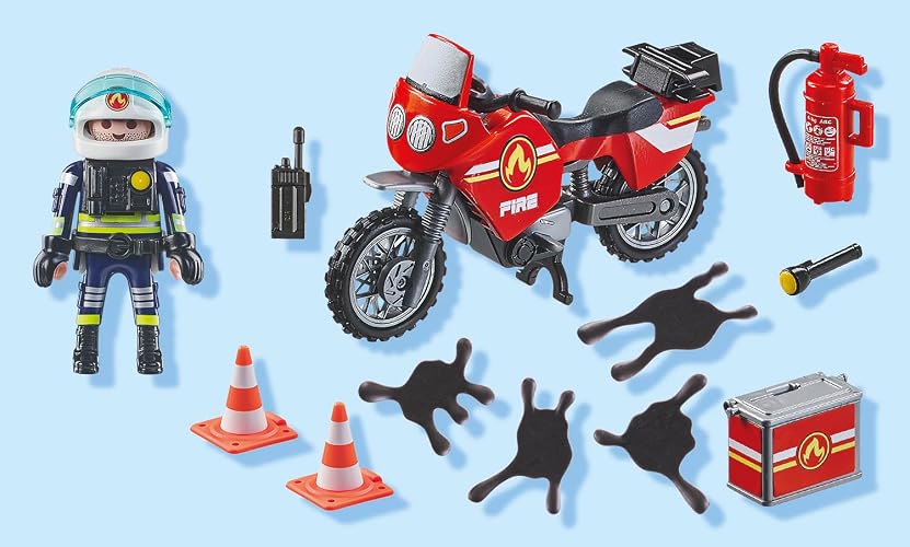 Playmobil 71466 Moto de Bomberos