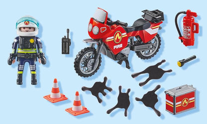 Playmobil 71466 Moto de Bomberos