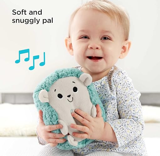 Fisher-Price Baby Juguete Erizo Vibraciones Relajantes con Música Tejido Suave y 4 Modos de Calma para Bebés Recién Nacidos en Adelante