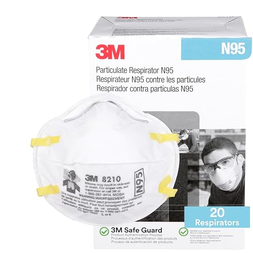N95 partículas mascarilla 8210, 3 m (paquete de 20)