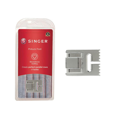 Singer | Pintuck Presser Foot, Embellish Clothes & Linen, Also Made for Twin Needle Use - Sewing Made Easy