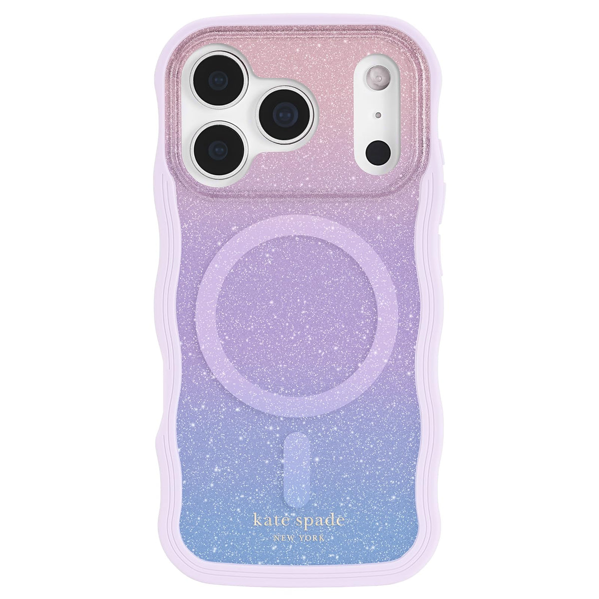 Kate Spade New York Funda para iPhone 17 Pro, Compatible con MagSafe - Purpurina de ópalo