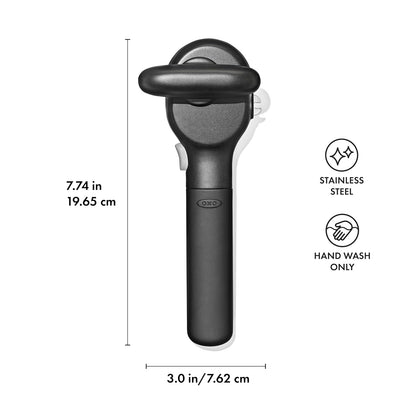 OXO Good Grips 1049953 Unisex Smooth Edge Can Opener Black