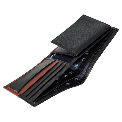 Nautica Pebble portafolios de piel bicolor