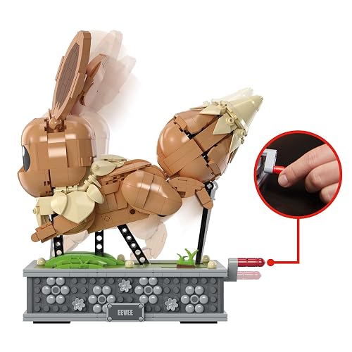 Mega Pokémon Juguete de Construcción Eevee con Movimiento para Adultos