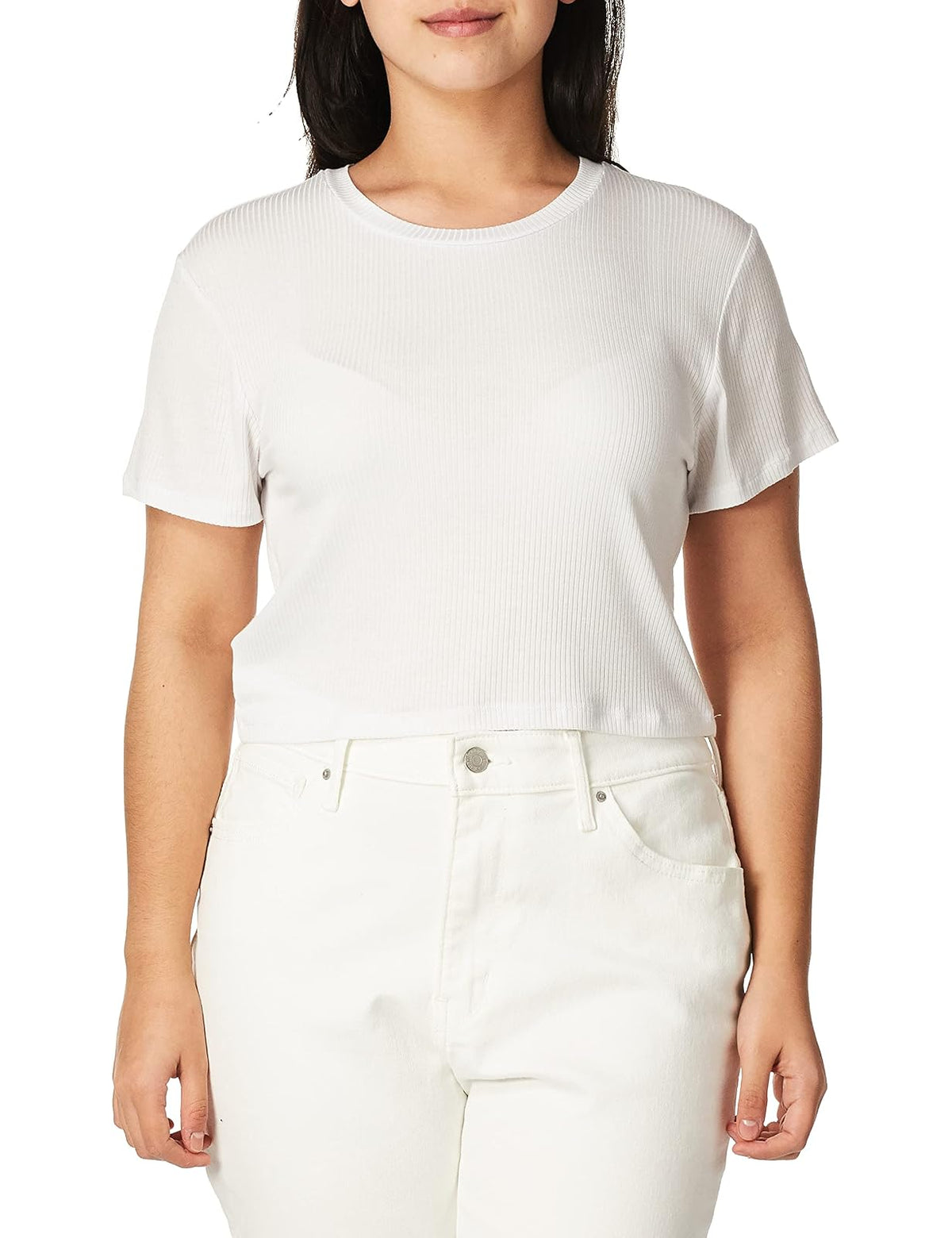 BCBGeneration Parte Superior de Punto Recortada. Camisa para Mujer