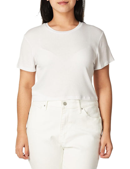 BCBGeneration Parte Superior de Punto Recortada. Camisa para Mujer