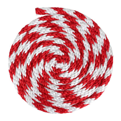 Extreme Max 3008.0148 - Cuerda maciza para trenzado (0,63 x 63,5 cm), color rojo y blanco