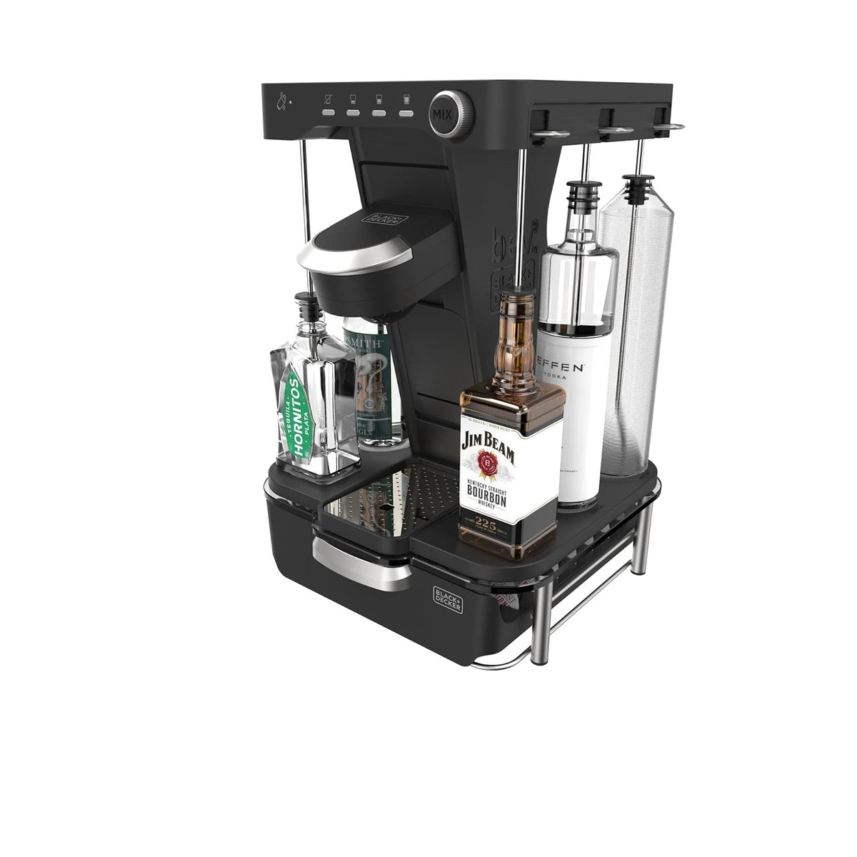 BLACK+DECKER bev by BLACK+DECKER Cajón de almacenamiento para cápsulas bartesianas, con capacidad para hasta 36 cápsulas bartesianas, resistente y apilable (BECS132)