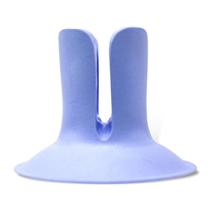 Radius The Doc - Soporte para Cepillo para Polvo de Dientes o maquinilla de Afeitar de Varios Colores, 1 Unidad, 100% reciclable y Apto para lavaplatos, sin BPA, Soporte de Ventosa, Color Azul