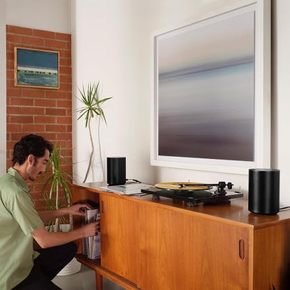 Sonos Era 100 Bocina Inalámbrica con Acústica y Conectividad de Última Generación Wi-Fi y Bluetooth - Negro