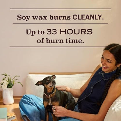Vela de aromaterapia de soja de Mrs. Meyer, 35 horas de combustión, lavanda, 7.5 onzas